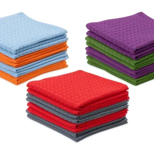 8-Pack Waffle Dish Cloth Set